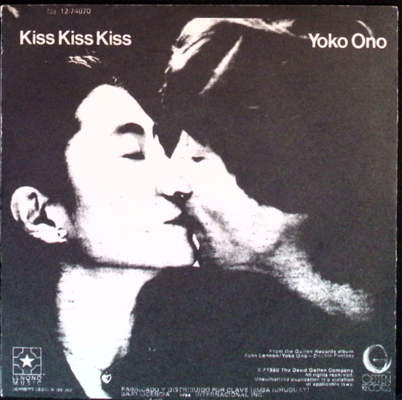 John Lennon - (Just Like) Starting over / Kiss Kiss Kiss (Uruguay)