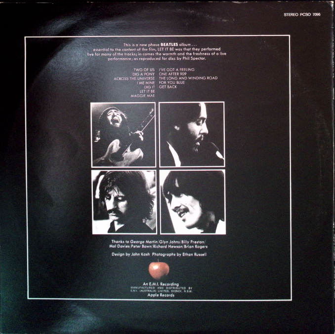 The Beatles - Let It Be (Australia)