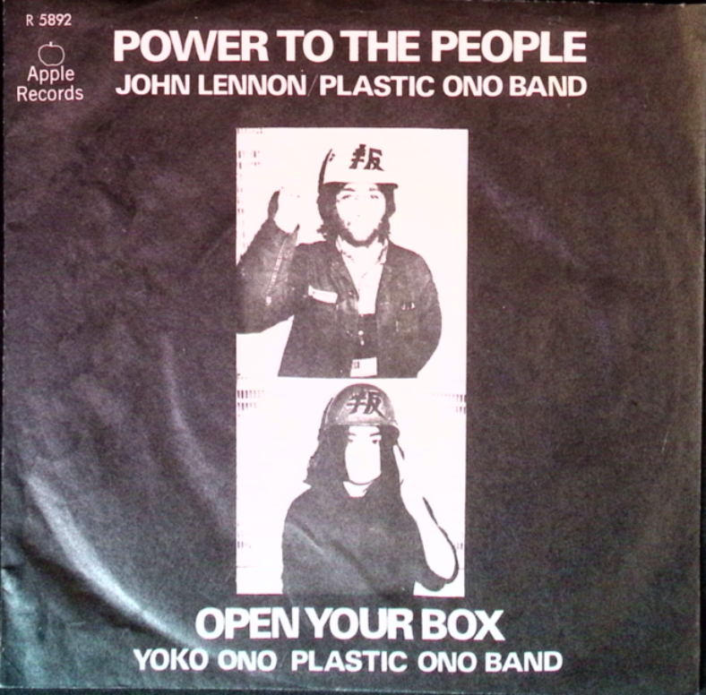 John Lennon - Power To The People / Open Your Box (Denmark)