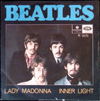 The Beatles - Lady Madonna / Inner Light (Sweden)