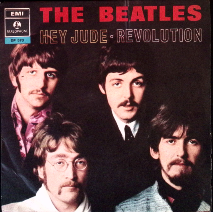 The Beatles - Hey Jude / Revolution (Italy)